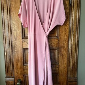 Felicity & Coco Soft Pink Midi Dress